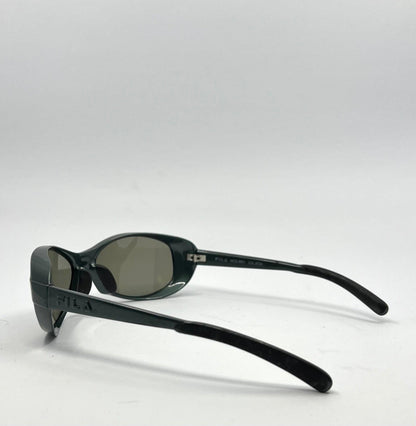 Fila 8501 Vintage Sunglasses-Made In Italy By De Rigo-Y2K Oval Wraparound-Col.9724