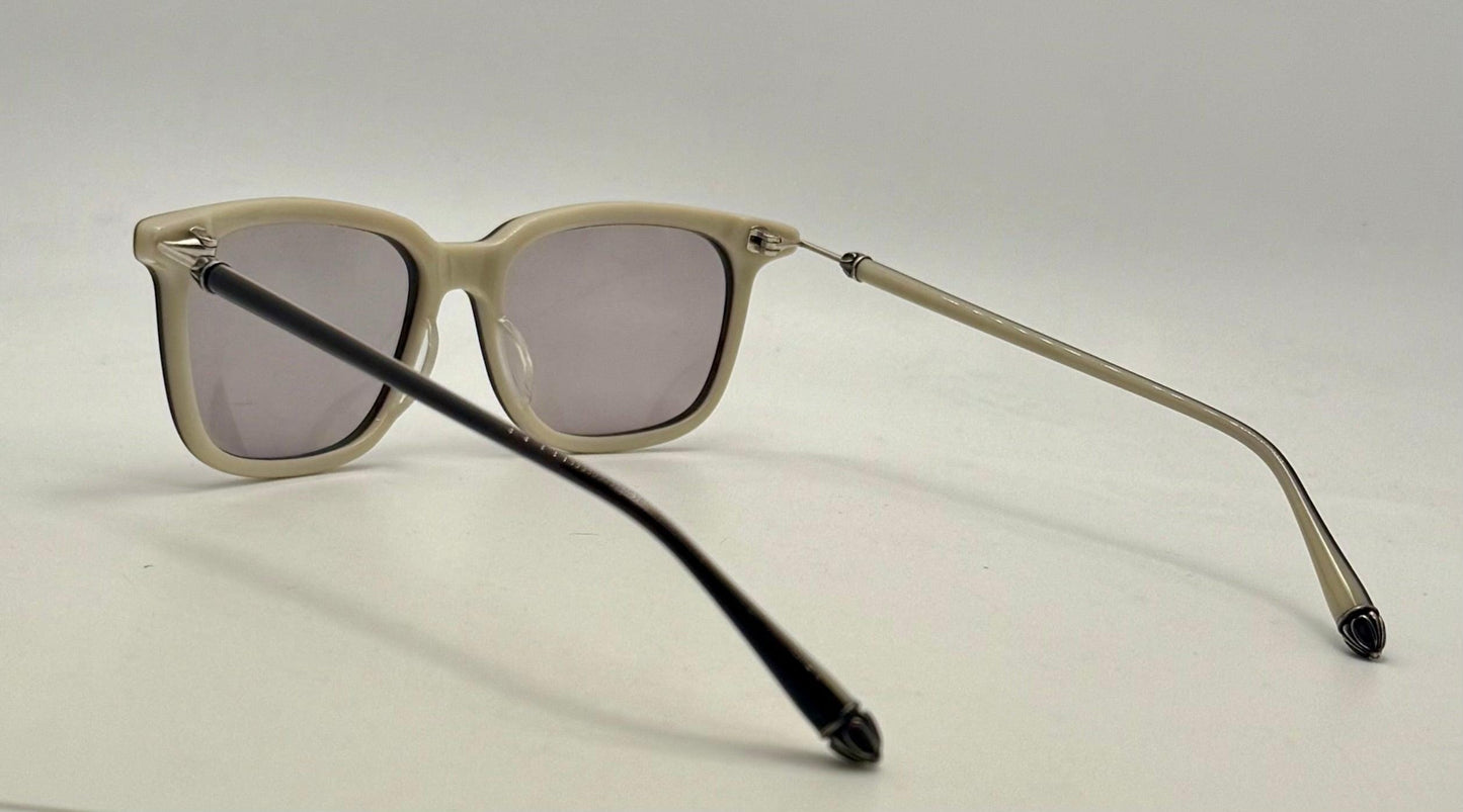 Chrome Hearts “Big Ricky” Sunglasses-Full Kit- .925 Silver W|New Custom Grey Lenses-Unworn