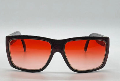 Ted Lapidus Paris Tl 1996 Vintage Sunglasses-New Custom Gradient Cherry Sunset Lenses
