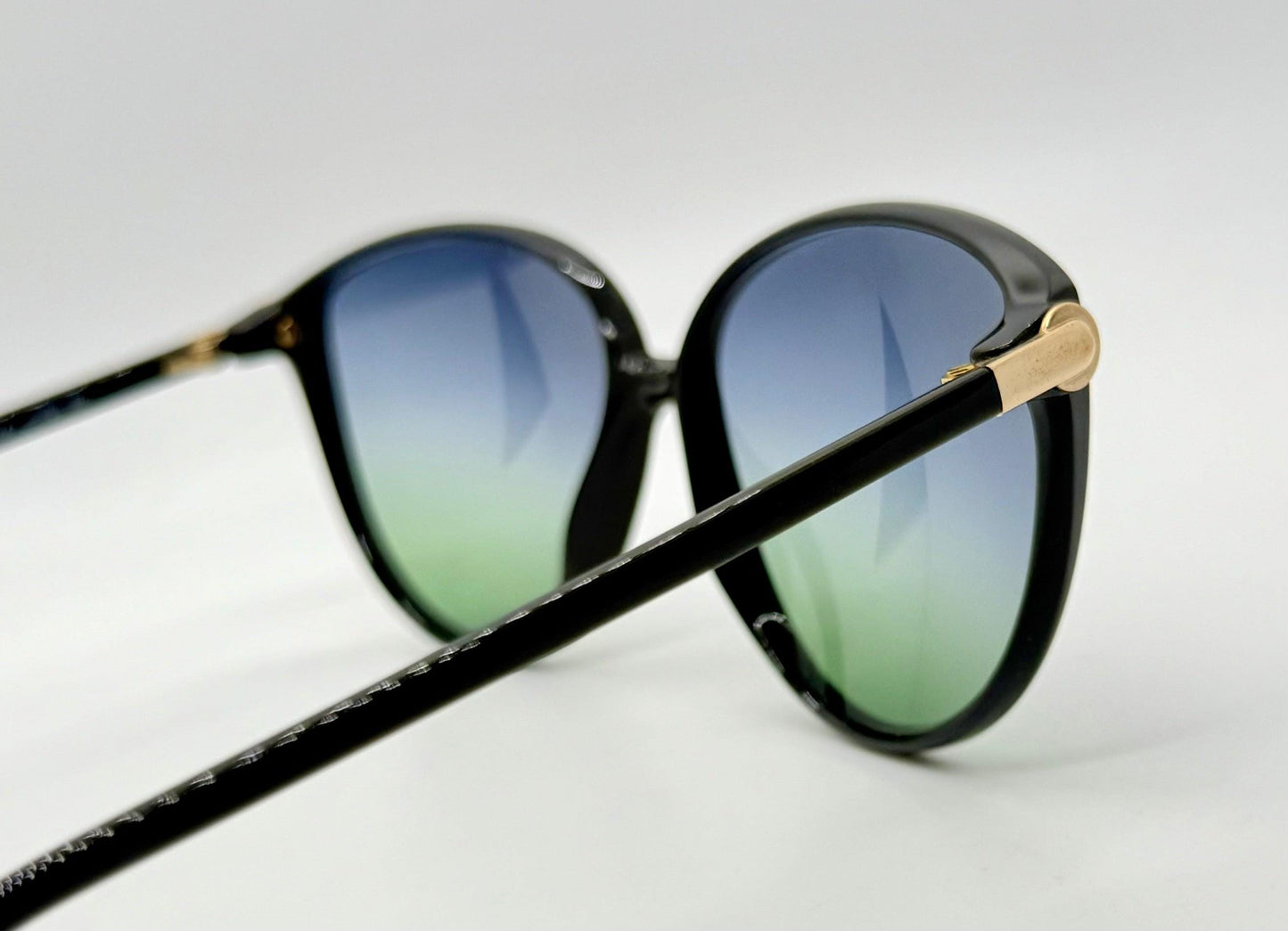 Silhouette M 1709 C 5504 Vintage Sunglasses w|New Blue-to-Green Custom Gradient Lenses