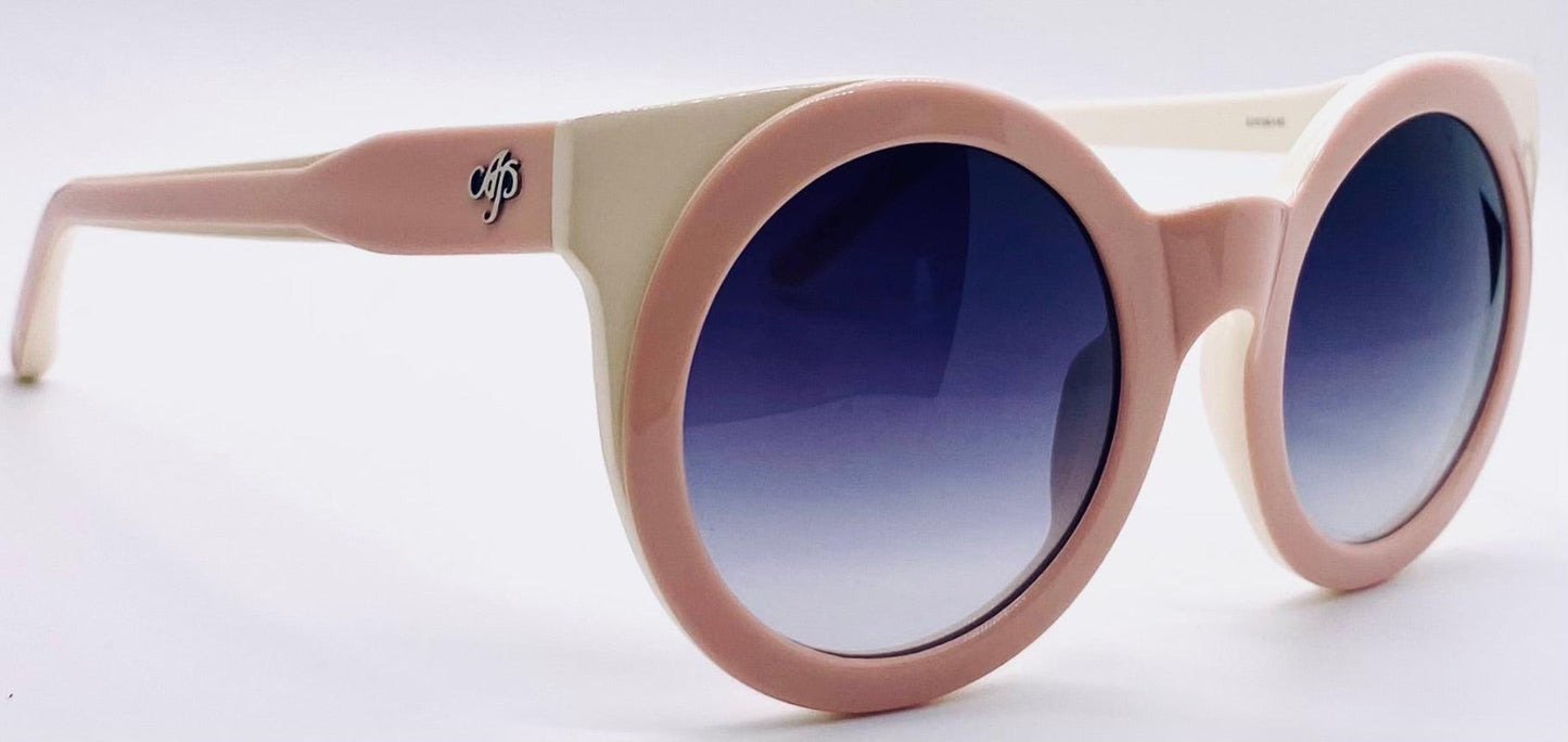 Unworn Nos Agent Provocateur “Adore Me” (Ap|65|2) Cream Sunglasses - Made In Japan, Rare Find