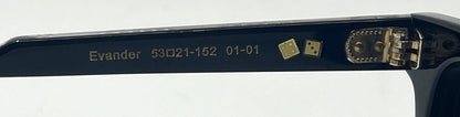 Entourage of 7 “Evander” Sunglasses w|New Solid Blue Custom Tinted Lenses-New|Unworn-Full Kit-Japan