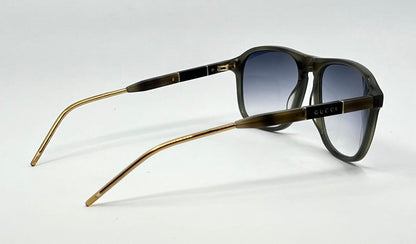 Gucci Gg0844S 003 Sunglasses Green Havana|Gold-Custom Gradient Lenses – Full Kit