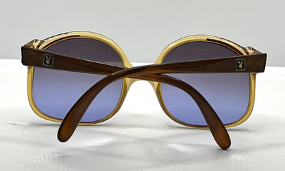 Playboy 4518 10-Vintage Sunglasses w|New, Custom Solid Lavender Lenses-Deadstock|Unworn