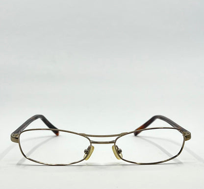 Gucci Gg1681 840 Vintage Deadstock Eyeglass Frame Gold Tortoise 135 Italy