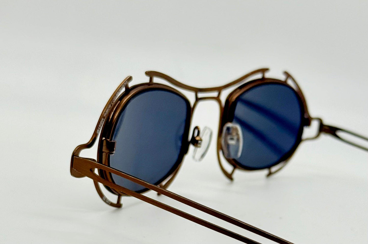 Raf Simons × Linda Farrow Raf13-C1 Bronze Sunglasses – Rare Collaboration