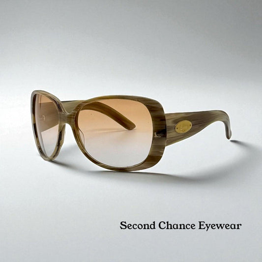 Gucci Gg 2932|S Vintage Sunglasses – Horn Effect With Gold Logo Plaque (60-15-125)