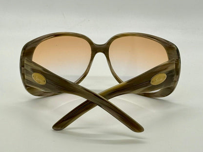 Gucci Gg 2932|S Vintage Sunglasses – Horn Effect With Gold Logo Plaque (60-15-125)