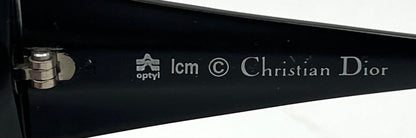 Christian Dior 2853 Vintage Sunglasses-Optyl-Black Gold Cd Logo Austria 57-13-135
