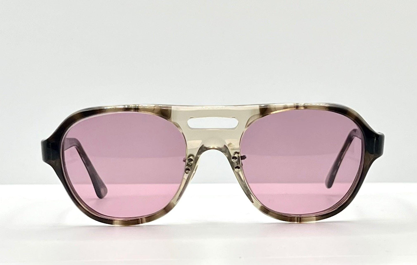 Titmus Z87 Safety Glasses-Industrial Frame W|New, Custom Solid Violet Lenses