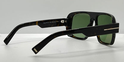 Tom Ford Turner Tf1101 Eco 52N 58-15 140 Tortoise Green Lens-Full Kit-New-Italy