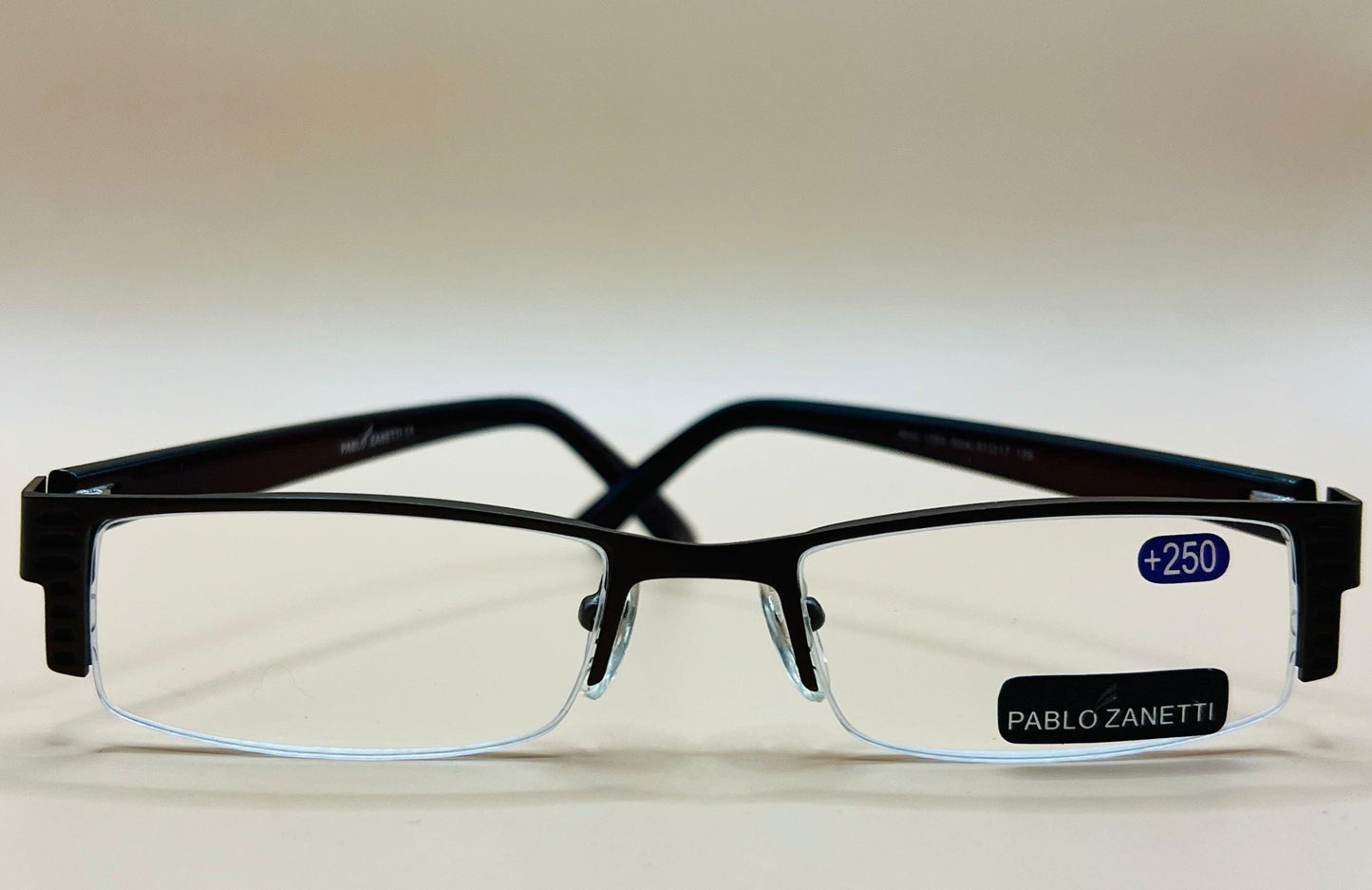 Pablo Zanetti Brow Shaped, Top Heavy, Readers. Sturdy and Practical.