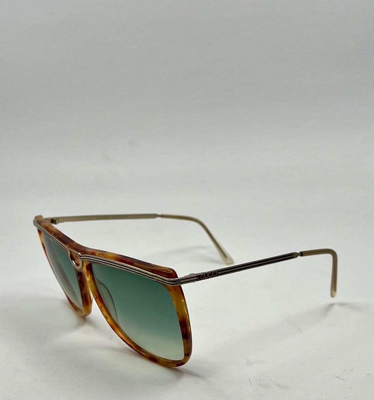 Gucci Gg 2307|S Vintage Sunglasses W|New Gradient Aquamarine Tinted Custom Lenses