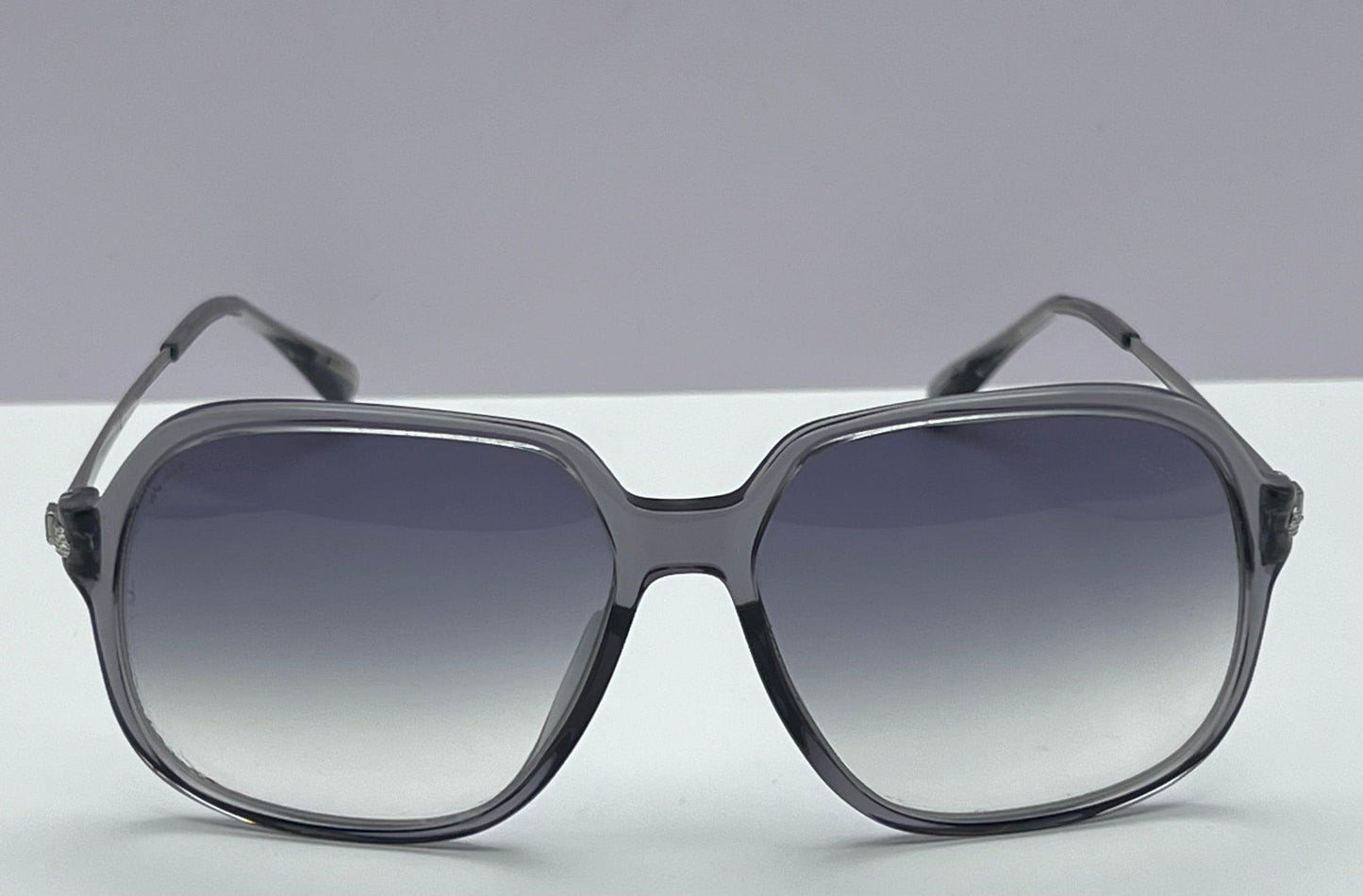 Dunhill Sdh130 09Mb-Transparent Grey Frame-Gradient Grey Lenses-100% Authentic