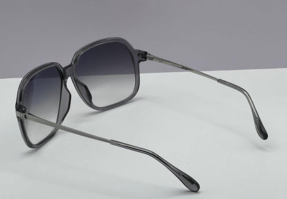 Dunhill Sdh130 09Mb-Transparent Grey Frame-Gradient Grey Lenses-100% Authentic