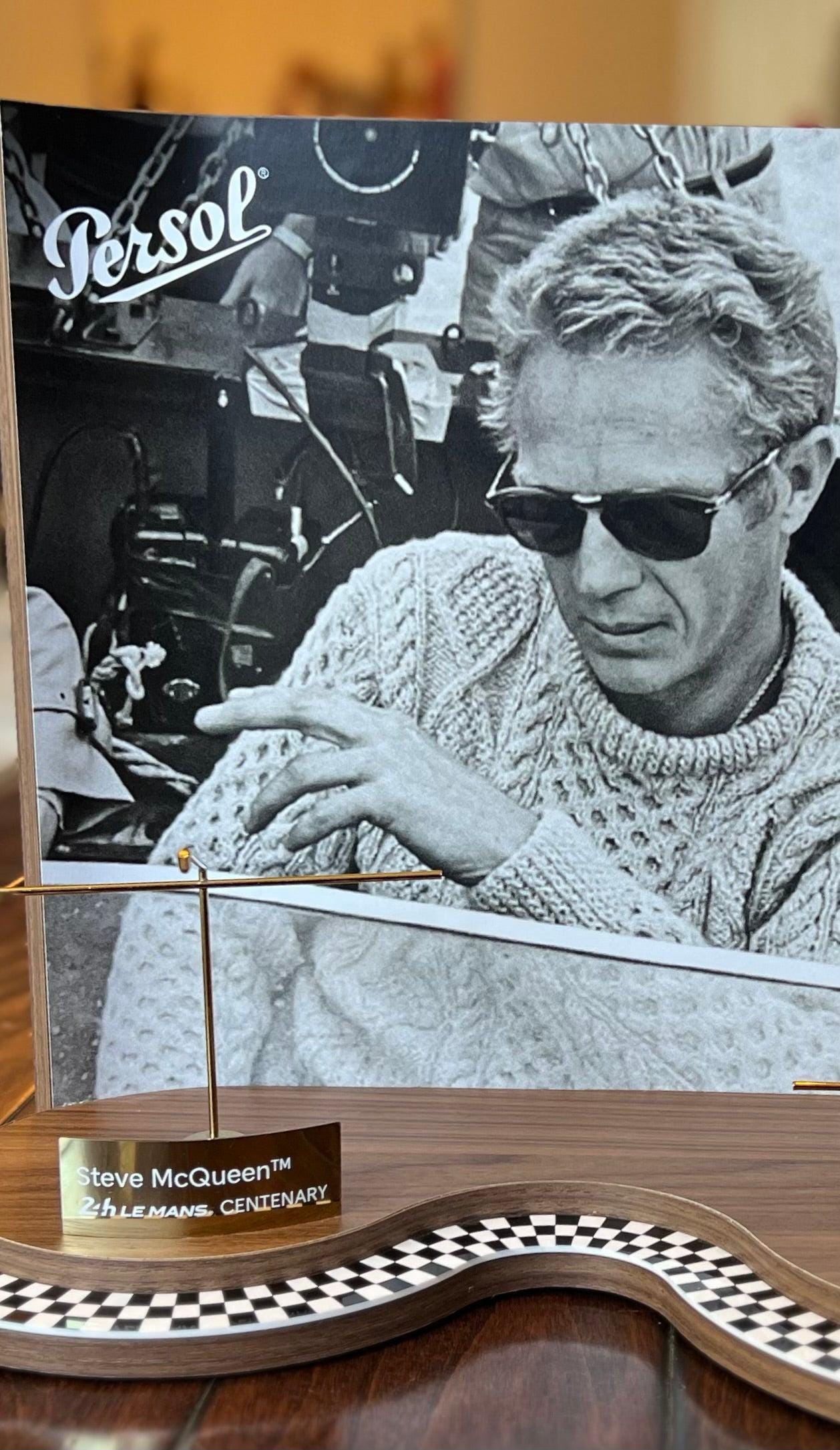 Steve Mcqueen Prada-24 Lemans Centenary Retail Counter Display-No Damage-Very Rare