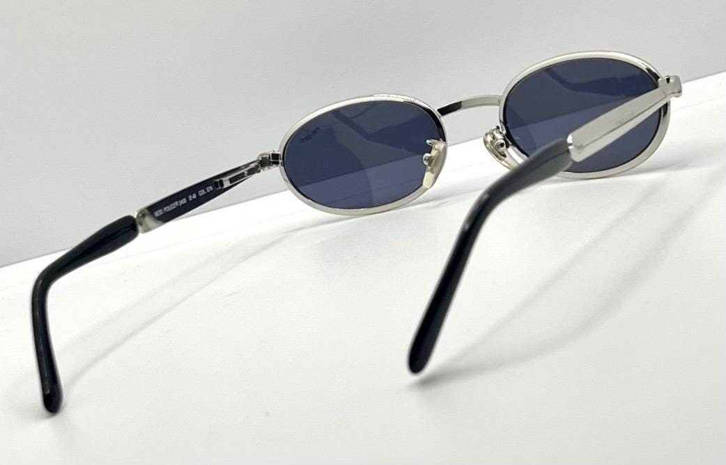 Police 2403 Col.579 Vintage Sunglasses-Spring Hinge-Oval 90S Style Deadstock