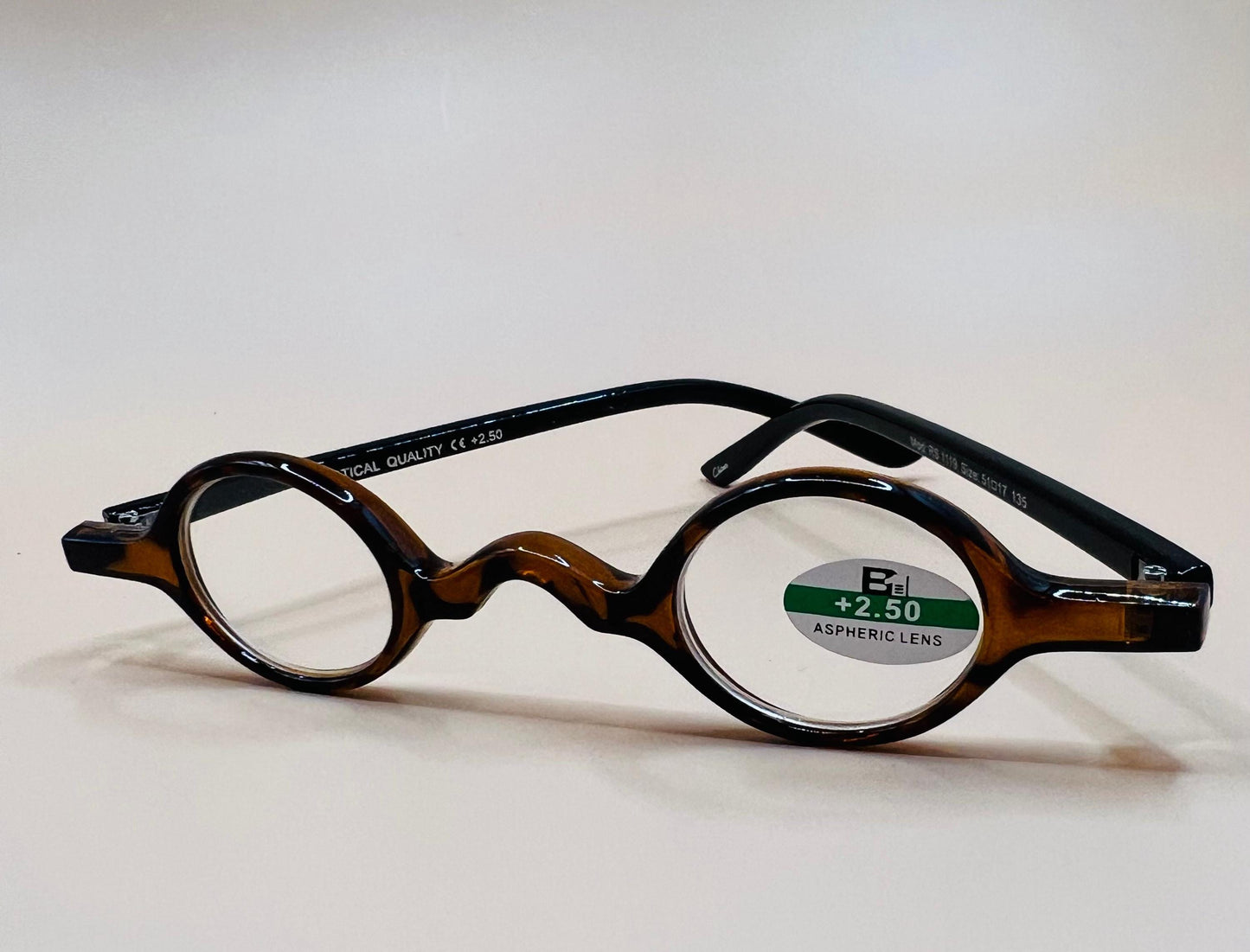 Small Round Readers. Brand New And Come In Various Tortoise Shell Colors And Magnifications
