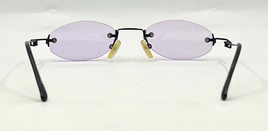 Masters Rimless Oval Sunglasses–Soft Lavender Tint–Unworn/Deadstock–Made in Japan