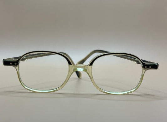 Vintage Lunor 56 Braun Oval Glasses Frames.   Repurposed.  .