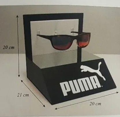 PUMA ONE PIECE LOGO MIRRORED DISPLAY IN METAL PLEXIGLASS & EXPANDED RUBBER