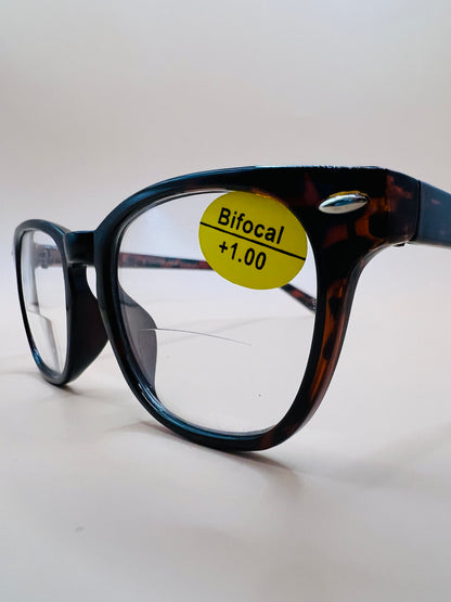 BLENDED BI-FOCAL READING LENS FOR DISCREET LOOK